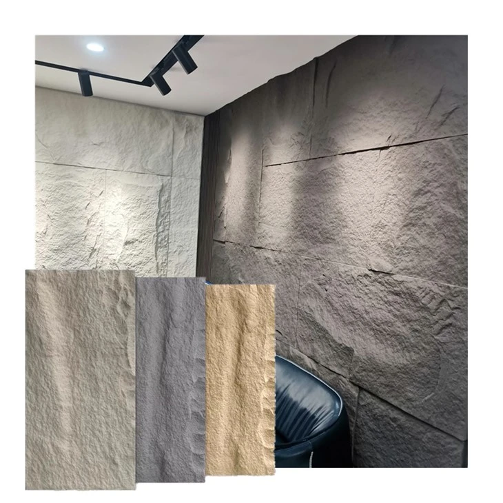 Lehký panel z kamenné zdi PU