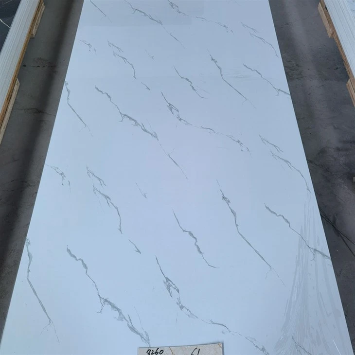 Panel bílého mramoru PVC